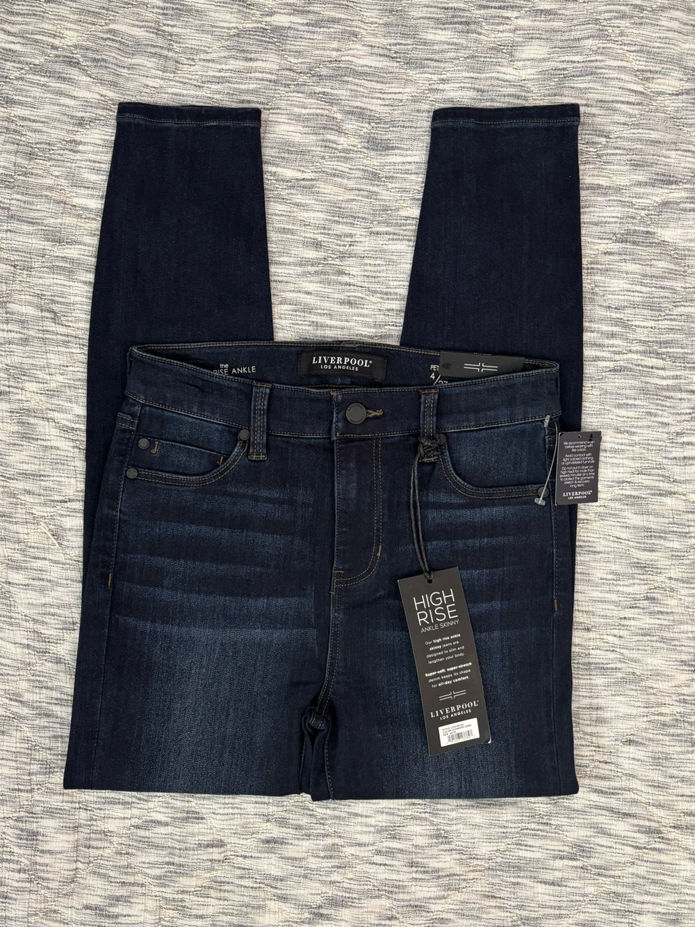 Liverpool High Rise Abby Ankle Skinny Jeans Sz 4/27P NWT | Liverpool Jeans NEW- - Picture 2 of 11